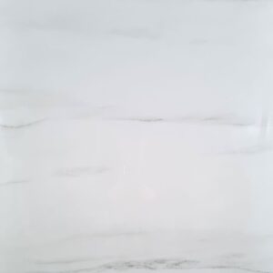 Crust White Gloss Porcelain 60x60cm Kitchen Bathroom Wall Floor Rectified Tiles