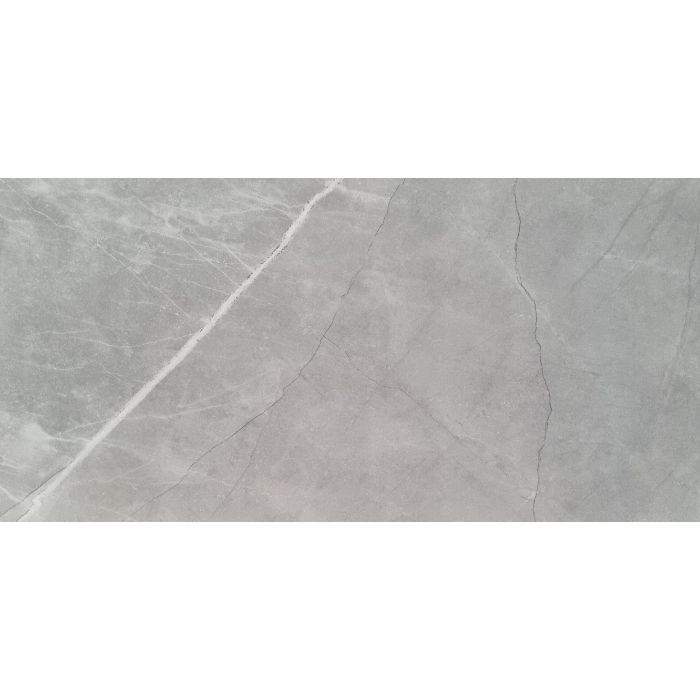 Ashen Grey Glossy Porcelain 30X60cm Kitchen Wall Floor Waterproof Rectified Tiles